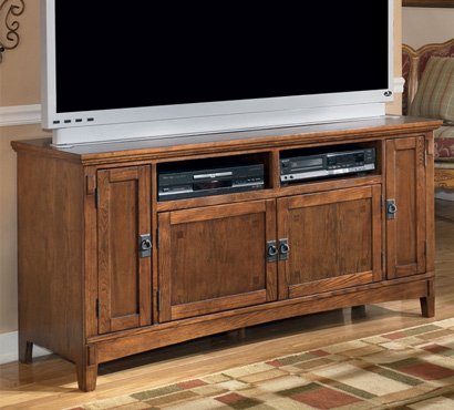 Ashley Cross Island Series 60-inch TV console