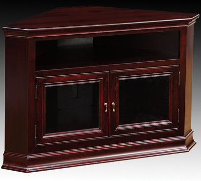 QWP Amish TV corner cabinet