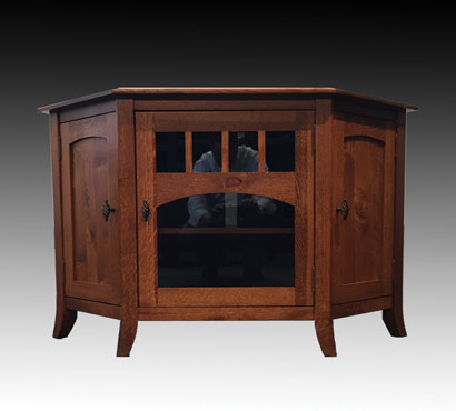 QWP Amish corner TV stand